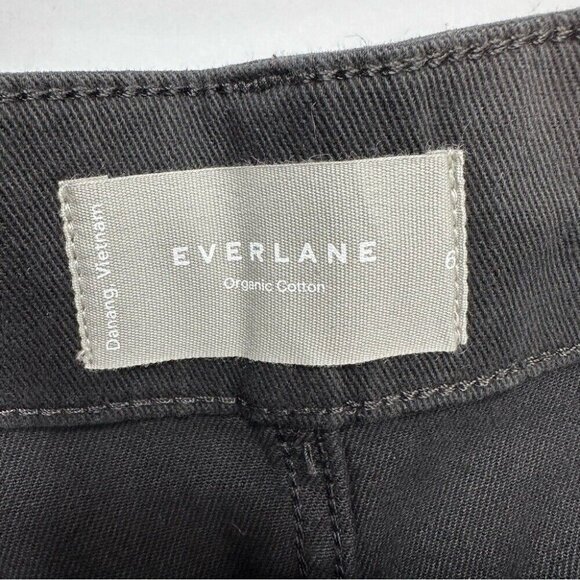 Everlane‎ Women’s NWT Black The Organic Straight-Leg Minimalist Pant 6/W29/L26 - Picture 6 of 12